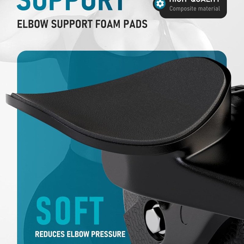 2024 New Ab Roller Wheel with Timer & Knee Mat,Automatic Rebound Abdominal Wheel with Elbow Support Ab Workout Equipment for Strengthening Core Muscles Abs Exercise Roller for Women Men