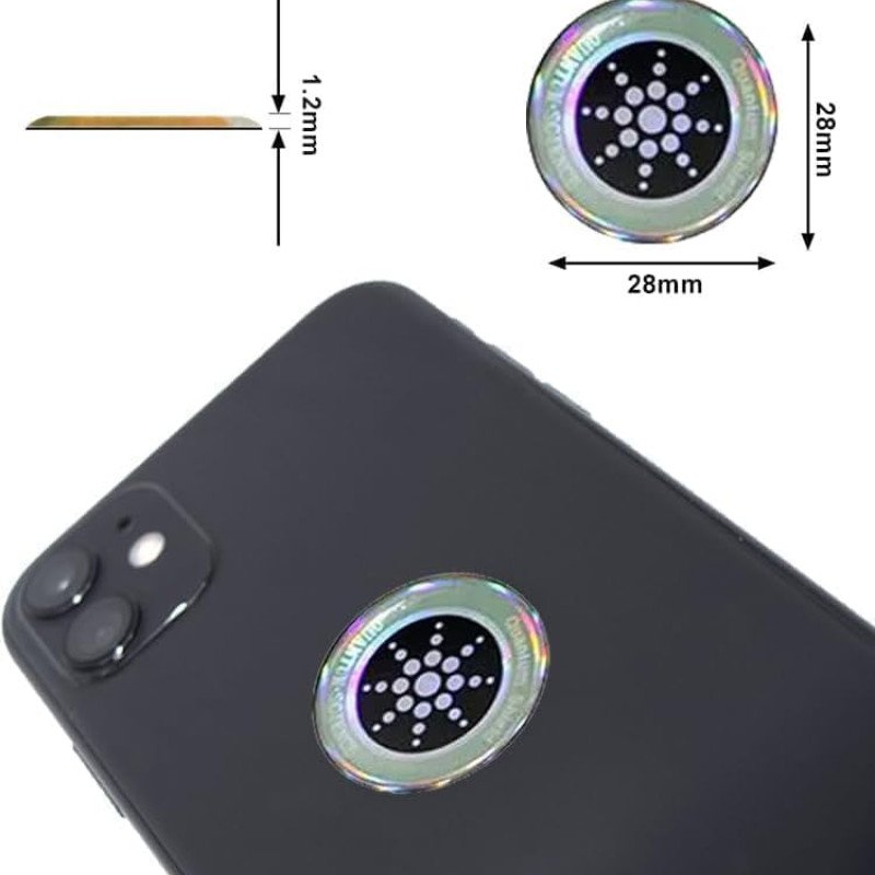 EMF Stickers Blocker Neutralize Shield Protection for Cell Phones cased and Electronic Devices WiFi 5G Tablets Laptops Computers TV Monitors (6 Pcs Sliver)-XH-carpet