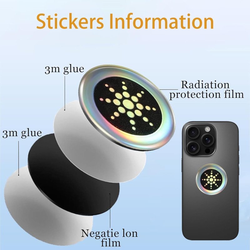 EMF Stickers Blocker Neutralize Shield Protection for Cell Phones cased and Electronic Devices WiFi 5G Tablets Laptops Computers TV Monitors (6 Pcs Sliver)-XH-carpet