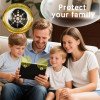 EMF Stickers Blocker Neutralize Shield Protection from Cell Phones cased and Electronic Devices WiFi 5G Tablets Laptops Computers TV Monitors (6Pcs Golden)