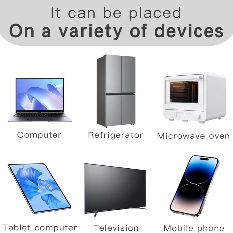 EMF Stickers Blocker Neutralize Shield Protection from Cell Phones cased and Electronic Devices WiFi 5G Tablets Laptops Computers TV Monitors (6Pcs Golden)