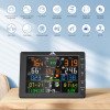 14-in-1 Wireless Weather Station with Outdoor Wireless Sensor,Radio-Controlled Clock,Rain Gauge,Wind Speed/Direction,Moon Phase,Wind Chill Index,Outdoor Dew Point,Barometer(NO WiFi)