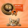 Kitty Kurlz - Kitty Kurlz Magnetic Toy & Reversible Cardboard Scratcher - Collapsible Ball Track with Bell - Durable Eco-Friendly Ring for Play, Chase & Scratch