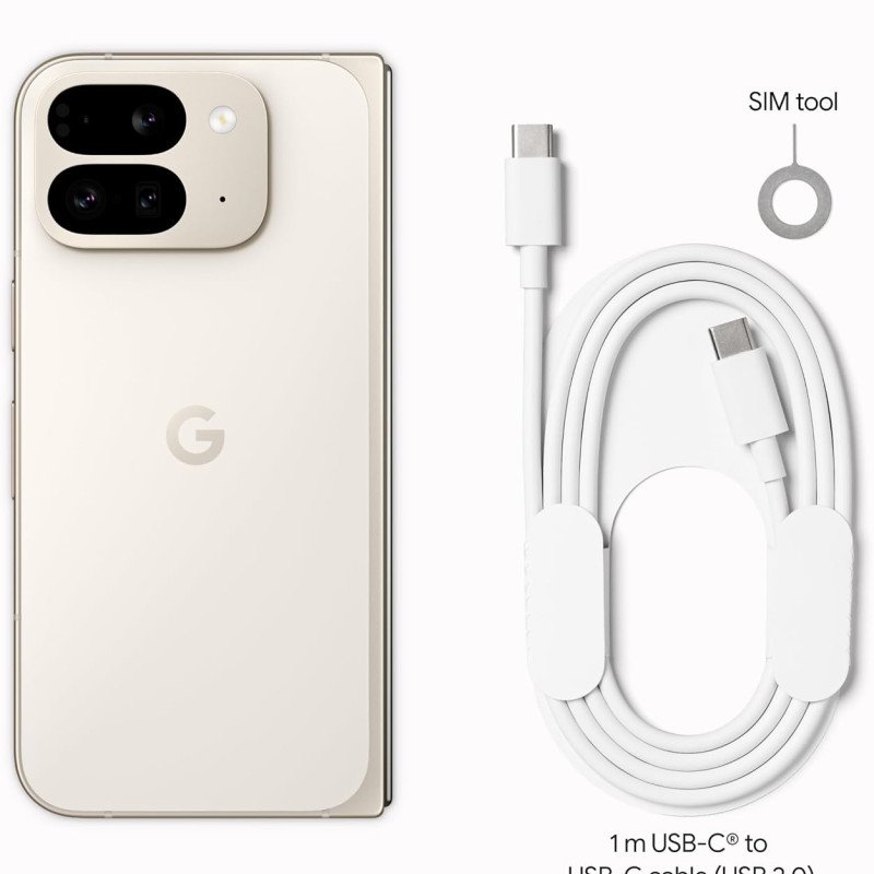 Google Pixel 9 Pro Fold - Unlocked Android Smartphone with Gemini - Advanced Triple Rear Camera System - Foldable Display - Hands-Free Video Google Pixel 9 Pro Fold - Unlocked Android Smartphone with Gemini - Advanced Triple Rear Camera System - Foldable Display - Hands-Free Video