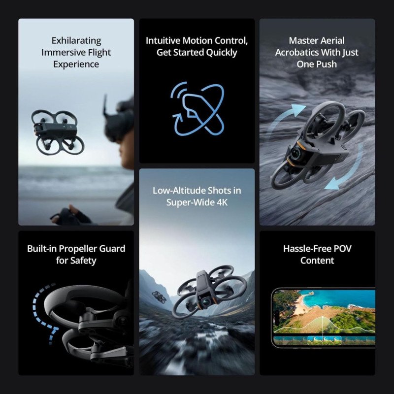 Drone DJI Avata 2 Fly More Combo Drone DJI Avata 2 Fly More Combo