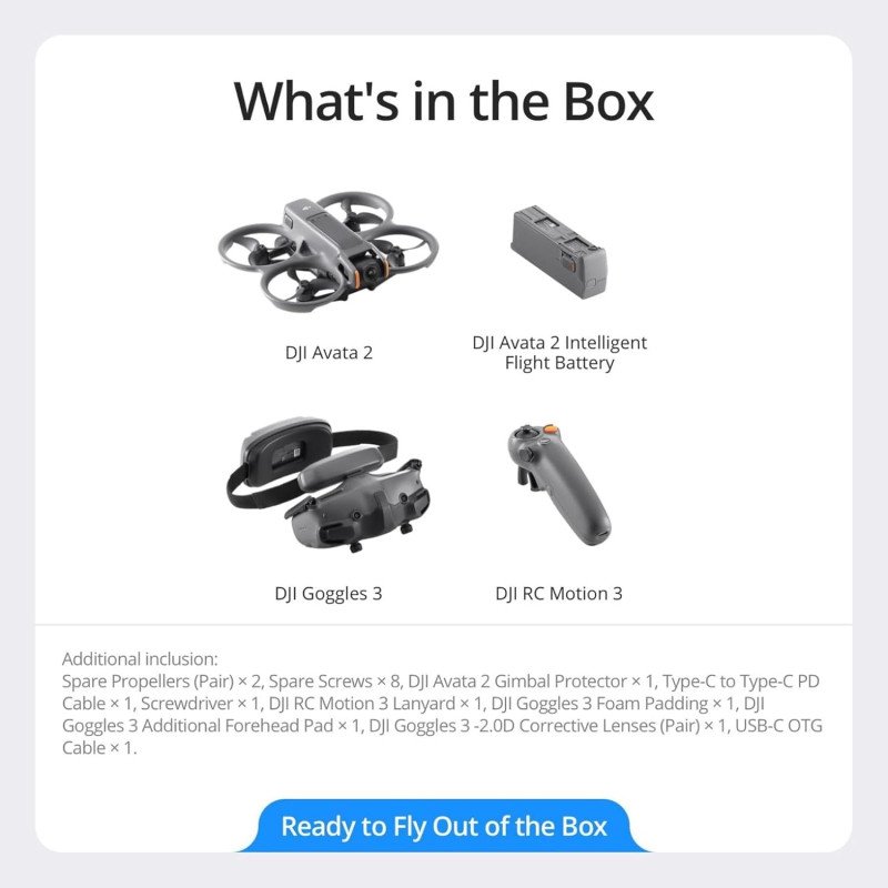 Drone DJI Avata 2 Fly More Combo Drone DJI Avata 2 Fly More Combo