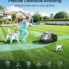 eufy E18 Robot Lawn Mower,Max 0.3 Acres,Wireless Robot Mower with Auto Mapping,Vision Navigation,Multi-Zone Management,Robotic Lawnmower with AI Obstacle Avoidance,APP Control,18°Slope,Cut Height1-3"