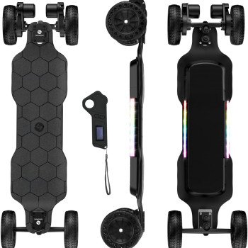V10 Electric Skateboard with Remote, 3000W Brushless Motor, 32Mph Top Speed, Electric Longboard for Adults ＆Teens