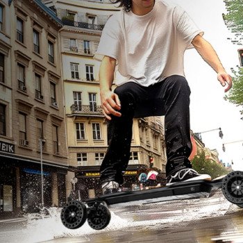 V10 Electric Skateboard with Remote, 3000W Brushless Motor, 32Mph Top Speed, Electric Longboard for Adults ＆Teens