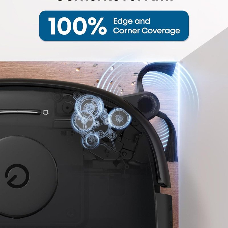 eufy E28 Omni Robot Vacuum and Mop Combo,HydroJet System,with Portable Deep Cleaner for Carpet,20,000Pa Turbo Suction,Zero-Tangling,Corner to Edge Deep Cleaning,with auto All-in-One Station