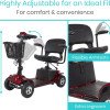 Mobility Scooter  4 Wheel Electric Powered Wheelchair Mobile Device for Adults-1