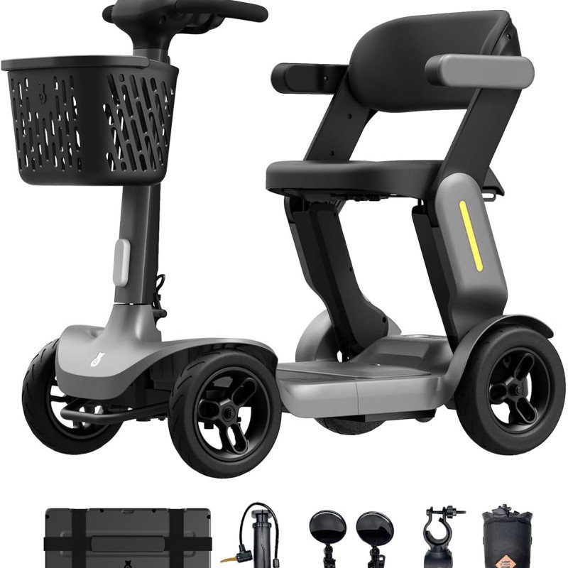 S3 Pro 40 Miles Foldable Mobility Scooter-4