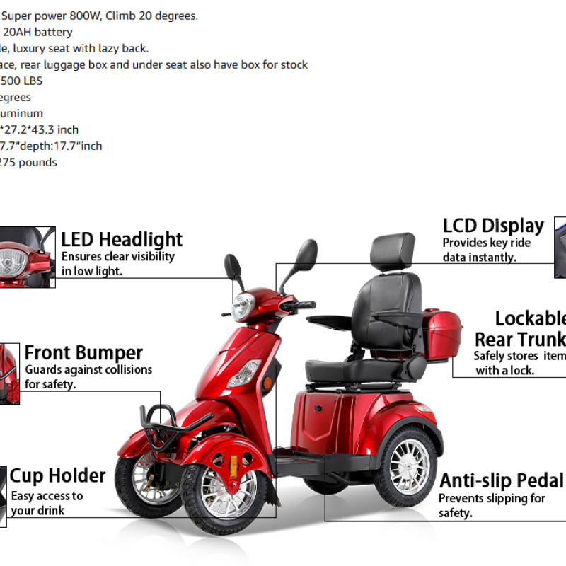 Mobility Scooters for Seniors -6
