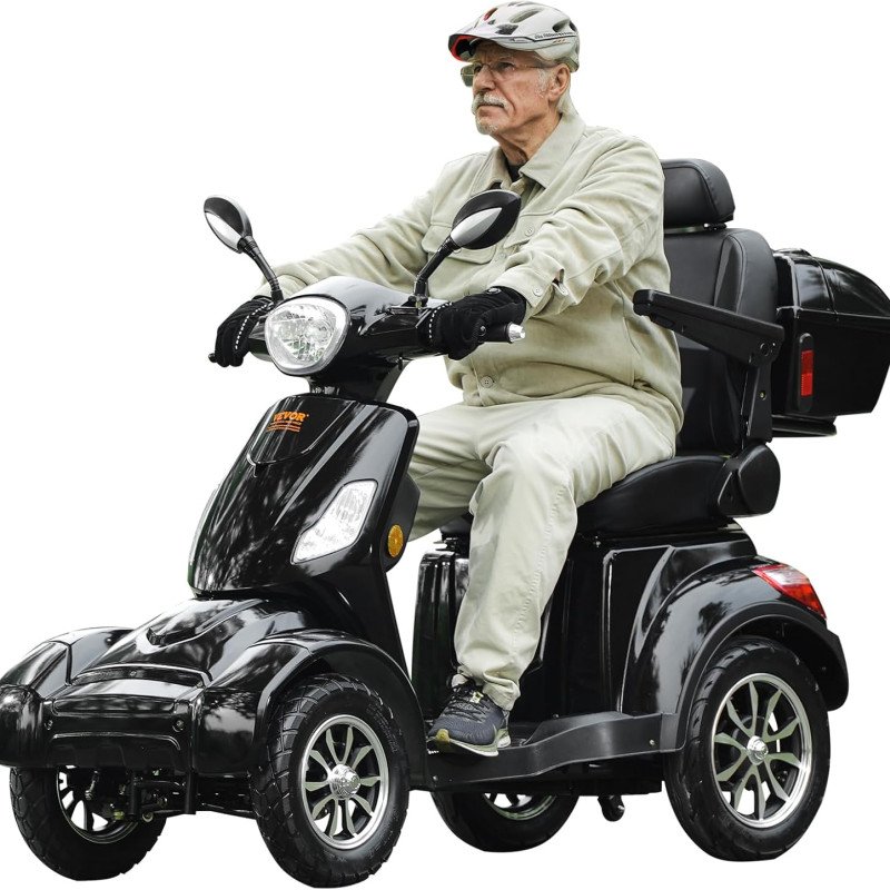 Heavy Duty 4-Wheel Mobility Scooters-7