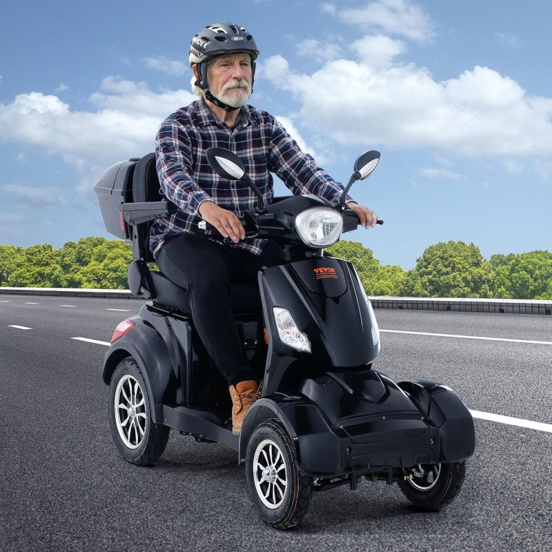 Heavy Duty 4-Wheel Mobility Scooters-7