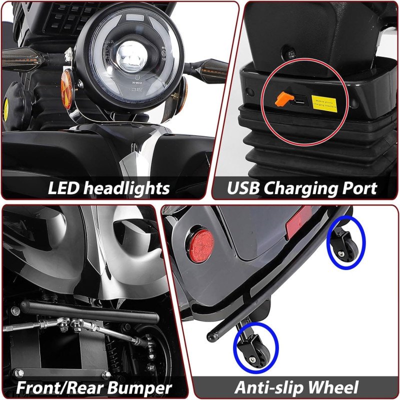 Mobility Scooters for Seniors & Adults-8