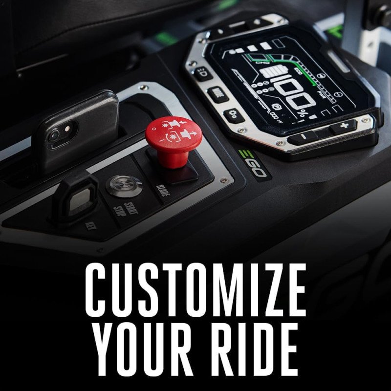 Power Electric Riding Lawn Mower-13