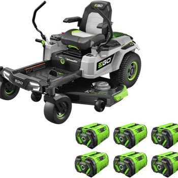 Power Electric Riding Lawn Mower-14