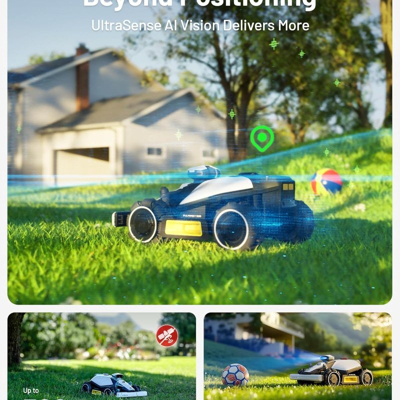 LUBA Mini AWD 800H Robot Lawn Mower-5