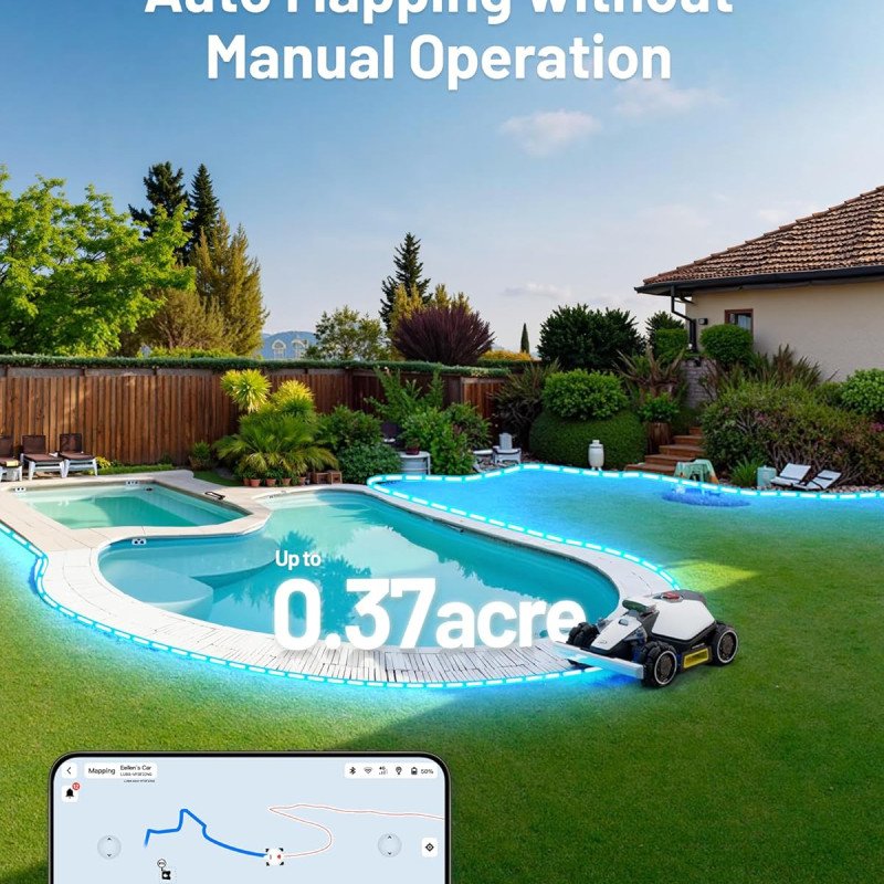 LUBA Mini AWD 800H Robot Lawn Mower-5