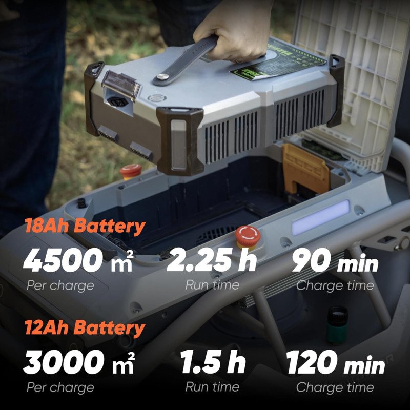 Remote Control Lawn Mower S1 4WD 56V18Ah-8