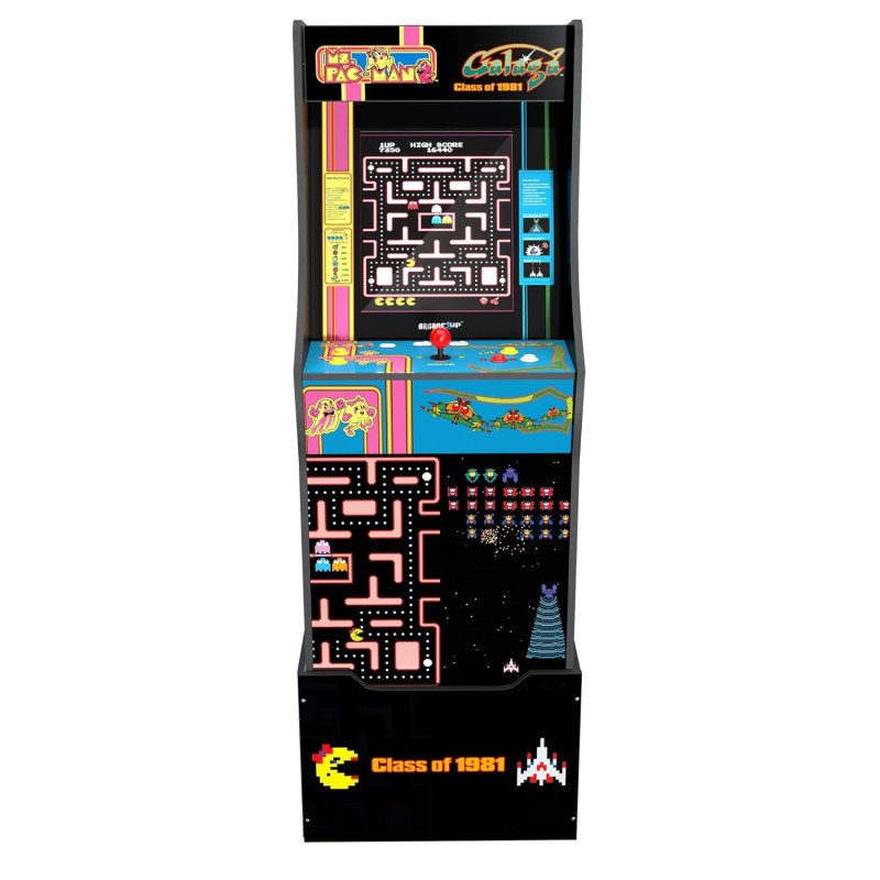 ARCADE1UP Ms. Pac-Man/Galaga Class of '81 Arcade Machine - Electronic Games; ARCADE1UP Ms. Pac-Man/Galaga Class of '81 Arcade Machine - Electronic Games;