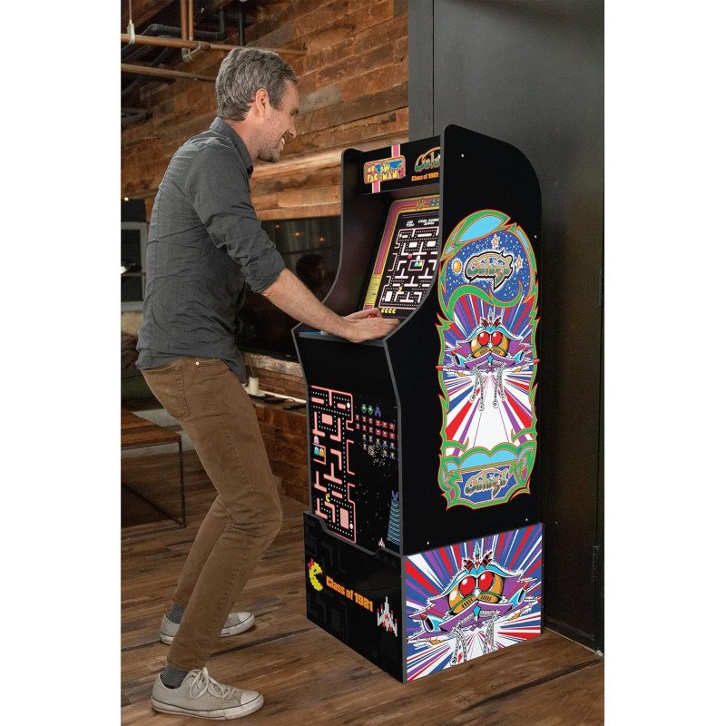 ARCADE1UP Ms. Pac-Man/Galaga Class of '81 Arcade Machine - Electronic Games; ARCADE1UP Ms. Pac-Man/Galaga Class of '81 Arcade Machine - Electronic Games;