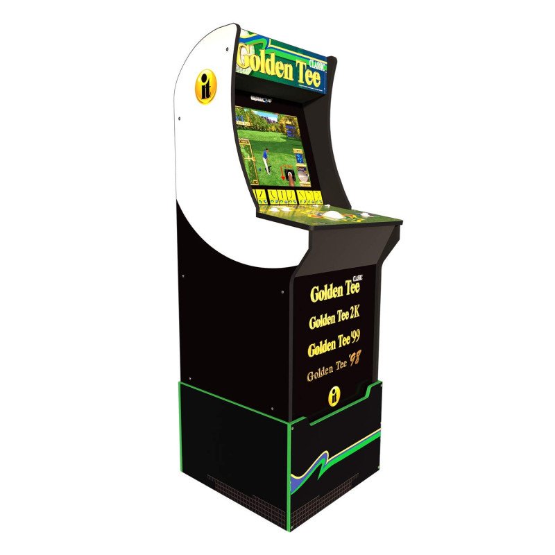 Arcade 1Up Golden Tee Classic Arcade with Riser, 5ft Arcade 1Up Golden Tee Classic Arcade with Riser, 5ft