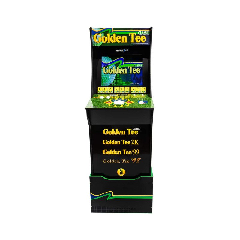 Arcade 1Up Golden Tee Classic Arcade with Riser, 5ft Arcade 1Up Golden Tee Classic Arcade with Riser, 5ft