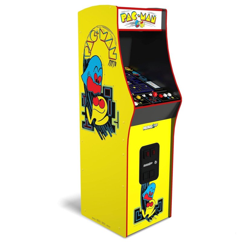 Arcade1Up PAC-MAN Deluxe Arcade Machine, built for your home, with 5-foot-tall full-size stand-up cabinet, 14 classic games, and 17-inch screen Arcade1Up PAC-MAN Deluxe Arcade Machine, built for your home, with 5-foot-tall full-size stand-up cabinet, 14 classic games, and 17-inch screen