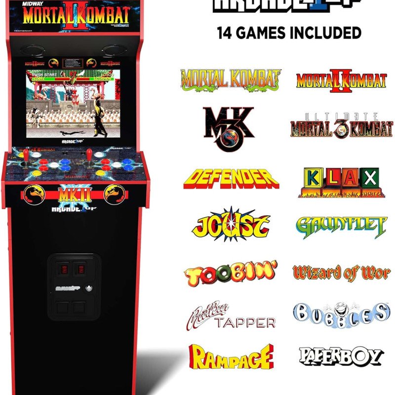 Arcade1Up Mortal Kombat II Deluxe Arcade Machine Arcade1Up Mortal Kombat II Deluxe Arcade Machine