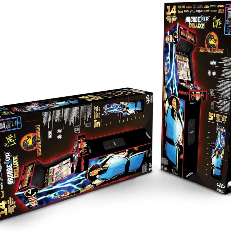 Arcade1Up Mortal Kombat II Deluxe Arcade Machine Arcade1Up Mortal Kombat II Deluxe Arcade Machine