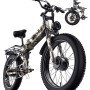 Dual Motor Folding Electric Bike Adults 3000W Peak-24