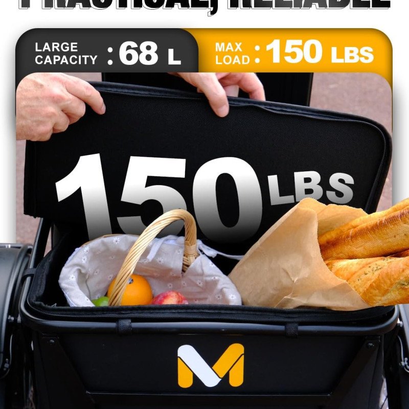 Folding Electric Tricycle for Adults, 1200W Electric Trike-29