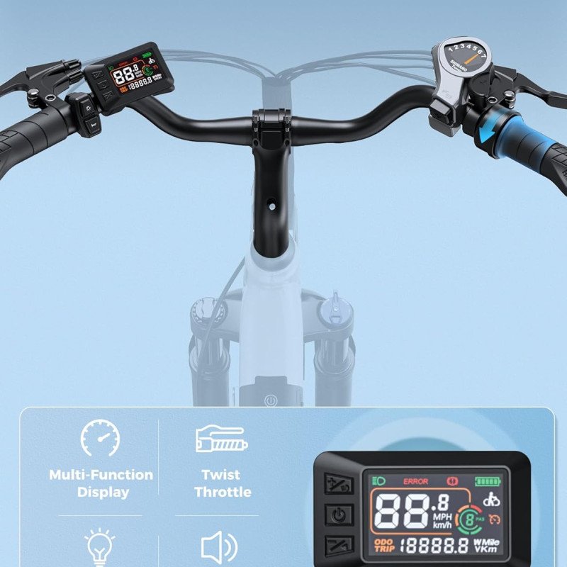 Jasion YC1/ST 26" Electric Bike-11