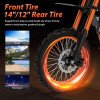 Electric-Dirt-Bike for Teens Adults, 14" Fat Tire 2000W Electric-Motorcycle with 48V 21AH Battery Ebike 37MPH Hydraulic Brakes Mountain Off-Road EBike