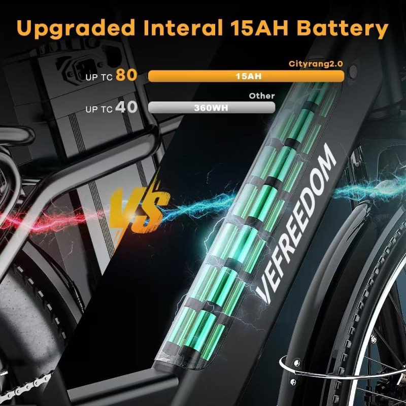 Electric Bike 𝟏𝟎𝟎𝟎𝐖 Peak Electric Bike for Adults-26