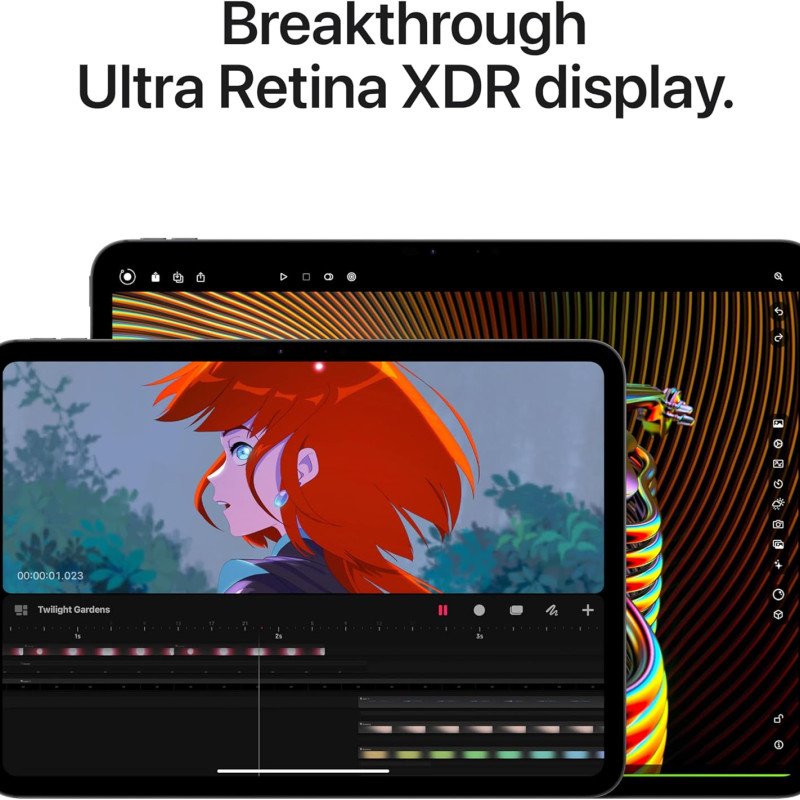 Apple iPad Pro 13-Inch (M4): Built for Apple Intelligence, Ultra Retina XDR Display, 512GB, 12MP Front/Back Camera, LiDAR Scanner, Wi-Fi 6E, Face ID, All-Day Battery Life Apple iPad Pro 13-Inch (M4): Built for Apple Intelligence, Ultra Retina XDR Display, 512GB, 12MP Front/Back Camera, LiDAR Scanner, Wi-Fi 6E, Face ID, All-Day Battery Life