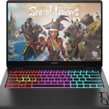 HP OMEN Transcend Gaming Laptop 14 + OMEN by HP 31.5 inch UHD 144Hz Smart Gaming Monitor - OMEN 32x