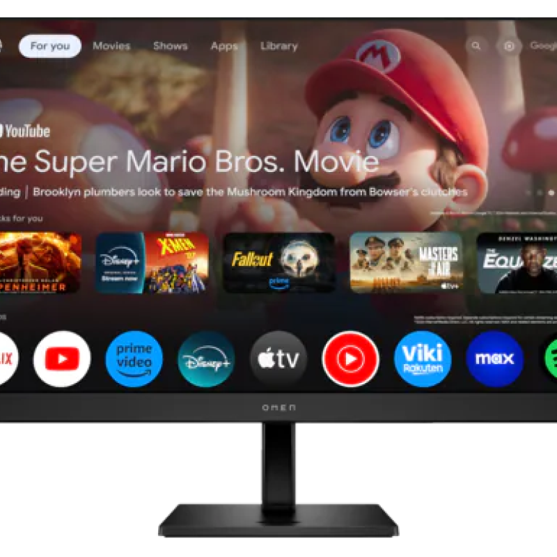 HP OMEN Transcend Gaming Laptop 14 + OMEN by HP 31.5 inch UHD 144Hz Smart Gaming Monitor - OMEN 32x
