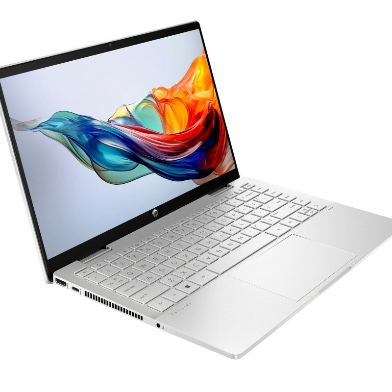 HP Pavilion x360 2-in-1 Laptop 14, Windows 11 Home, 14", Touch screen, Intel® Core™ 7, 16GB RAM, 256GB SSD, FHD, Natural silver