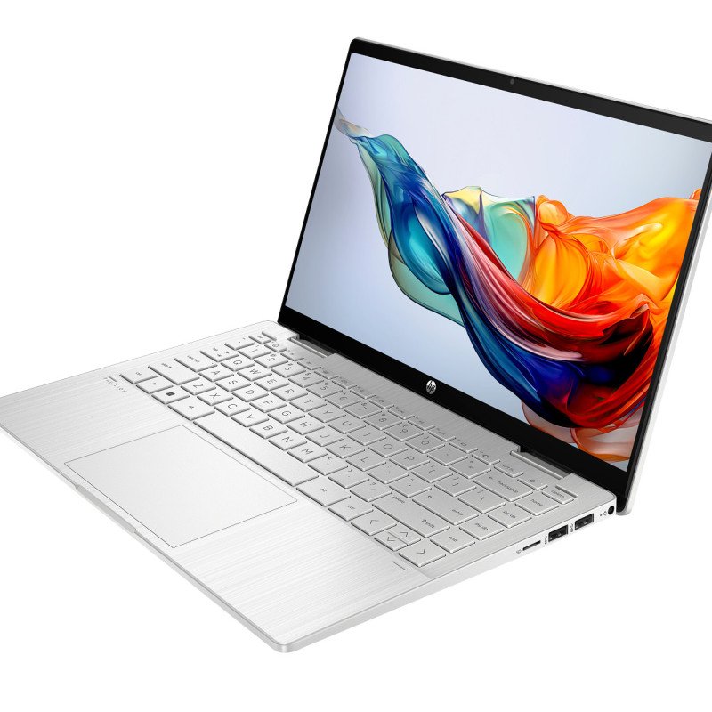 HP Pavilion x360 2-in-1 Laptop 14, Windows 11 Home, 14", Touch screen, Intel® Core™ 7, 16GB RAM, 256GB SSD, FHD, Natural silver