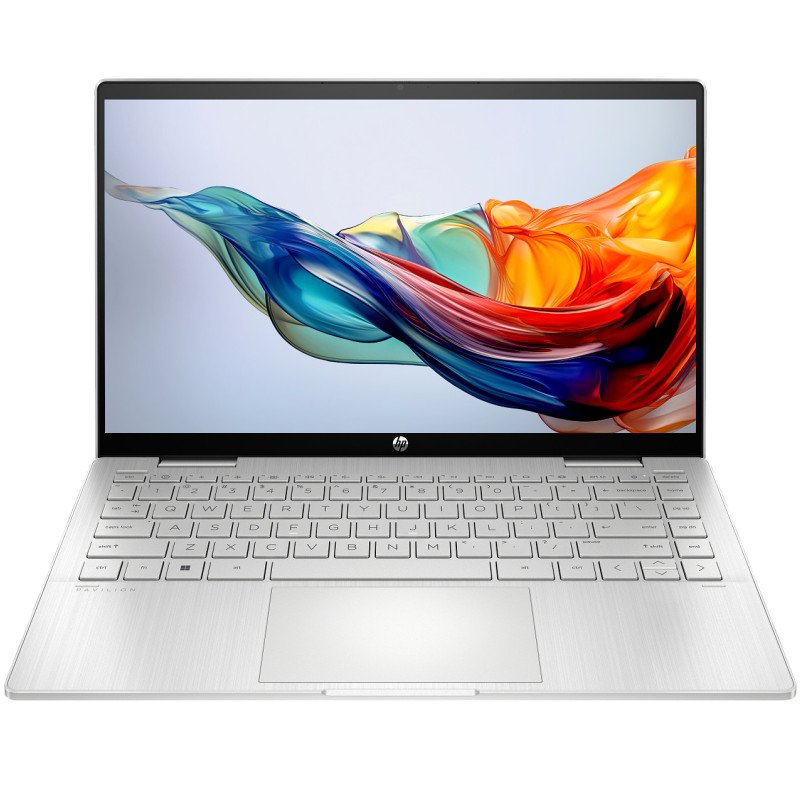 HP Pavilion x360 2-in-1 Laptop 14, Windows 11 Home, 14", Touch screen, Intel® Core™ 7, 16GB RAM, 256GB SSD, FHD, Natural silver