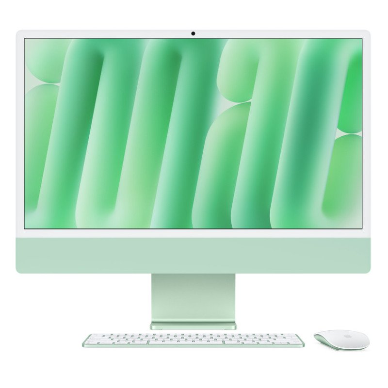 Apple iMac M4 8-core CPU 8-core GPU 16-core 24-inch 16GB 256GB Two Thunderbolt / USB 4 ports