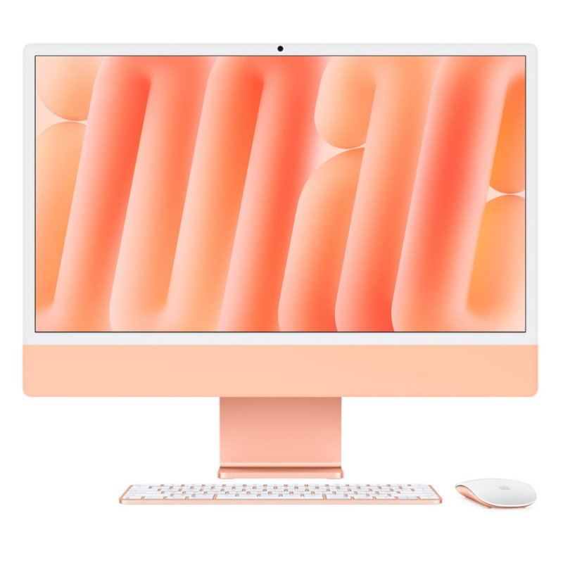 Apple iMac M4 8-core CPU 8-core GPU 16-core 24-inch 16GB 256GB Two Thunderbolt / USB 4 ports