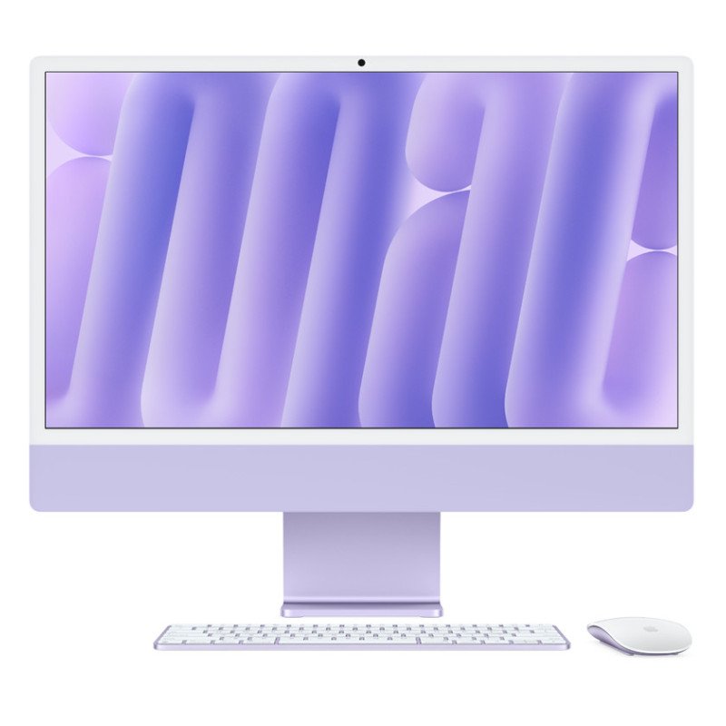 Apple iMac M4 8-core CPU 8-core GPU 16-core 24-inch 16GB 256GB Two Thunderbolt / USB 4 ports